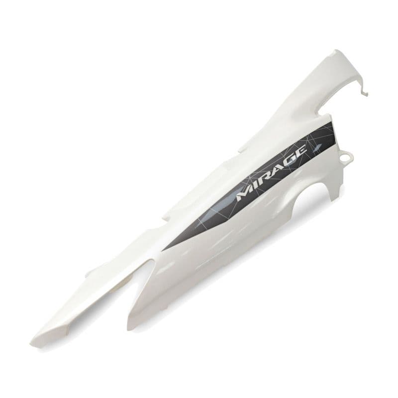 Cacha Trasera Derecha Blanco Perlado Corven Mirage 22 Orig.