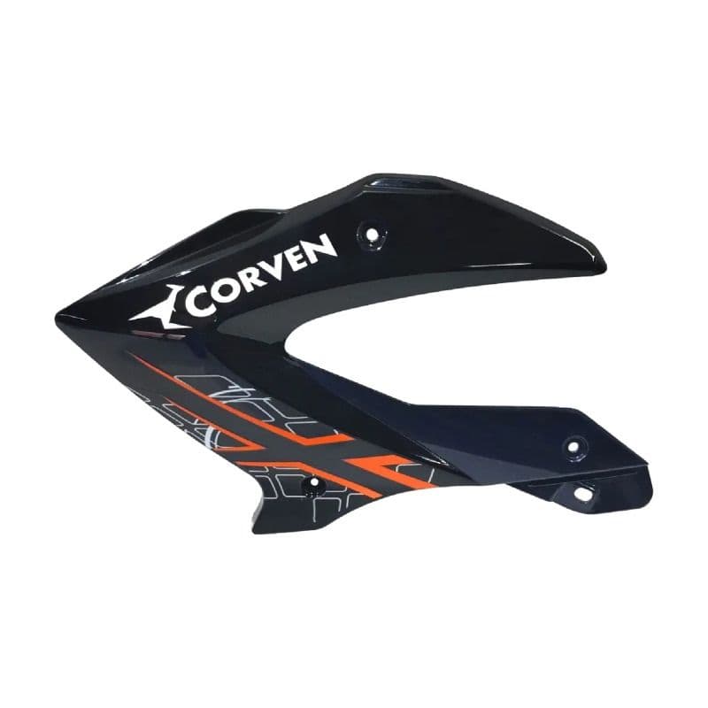 Carenado Lat. Delantero Izq. Negro Corven Triax 200 R2 Orig.