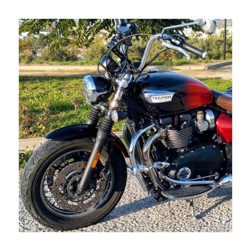 Defensa Motor Cromada Triumph Bonneville Bobber Speedmaster