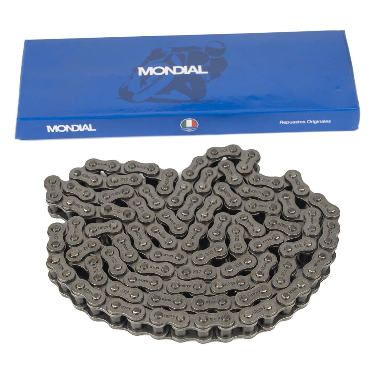 Cadena De Transmision 428 H X 136 Eslabones Mondial