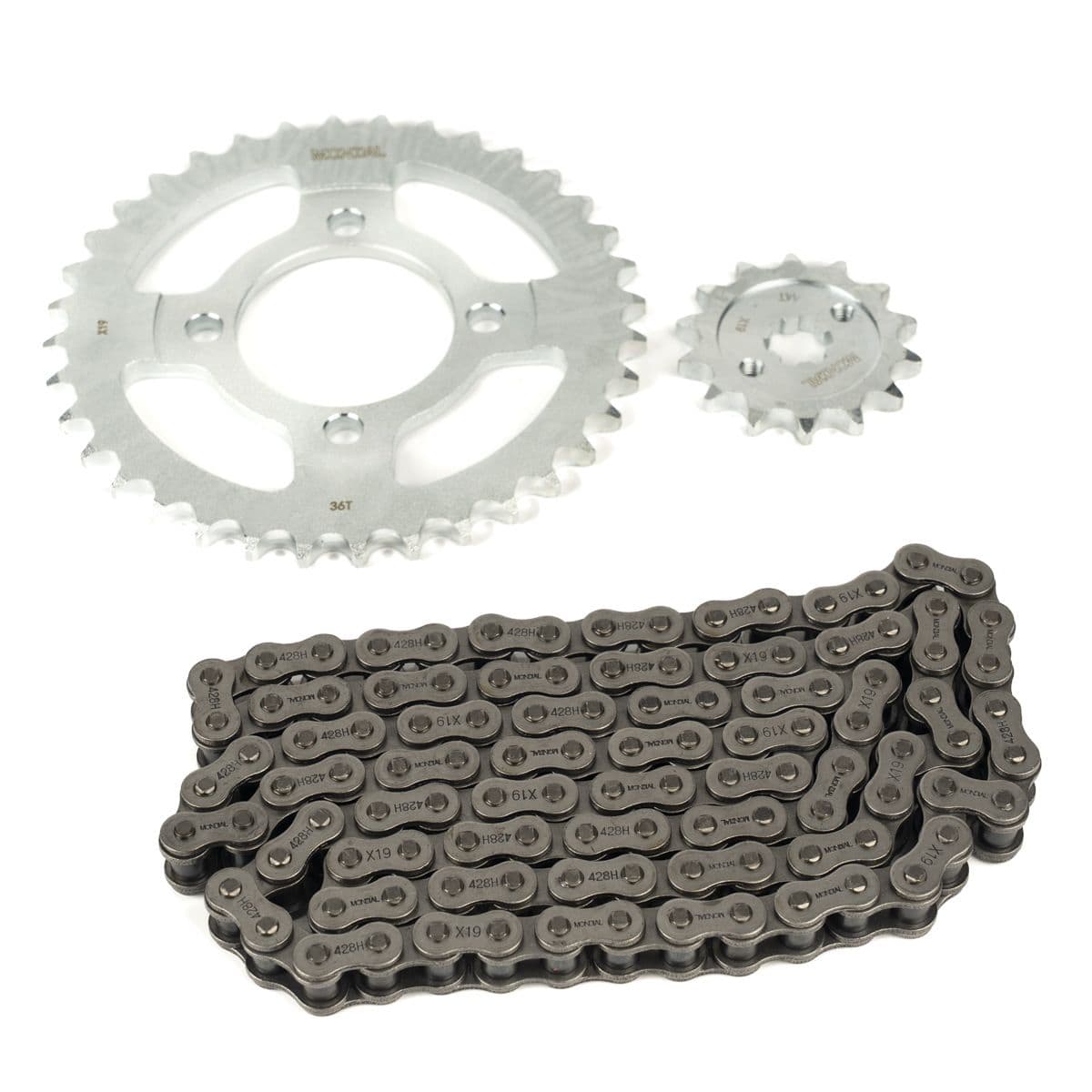 Kit Transmision Completo 14/36/428h Ld 110 Mondial