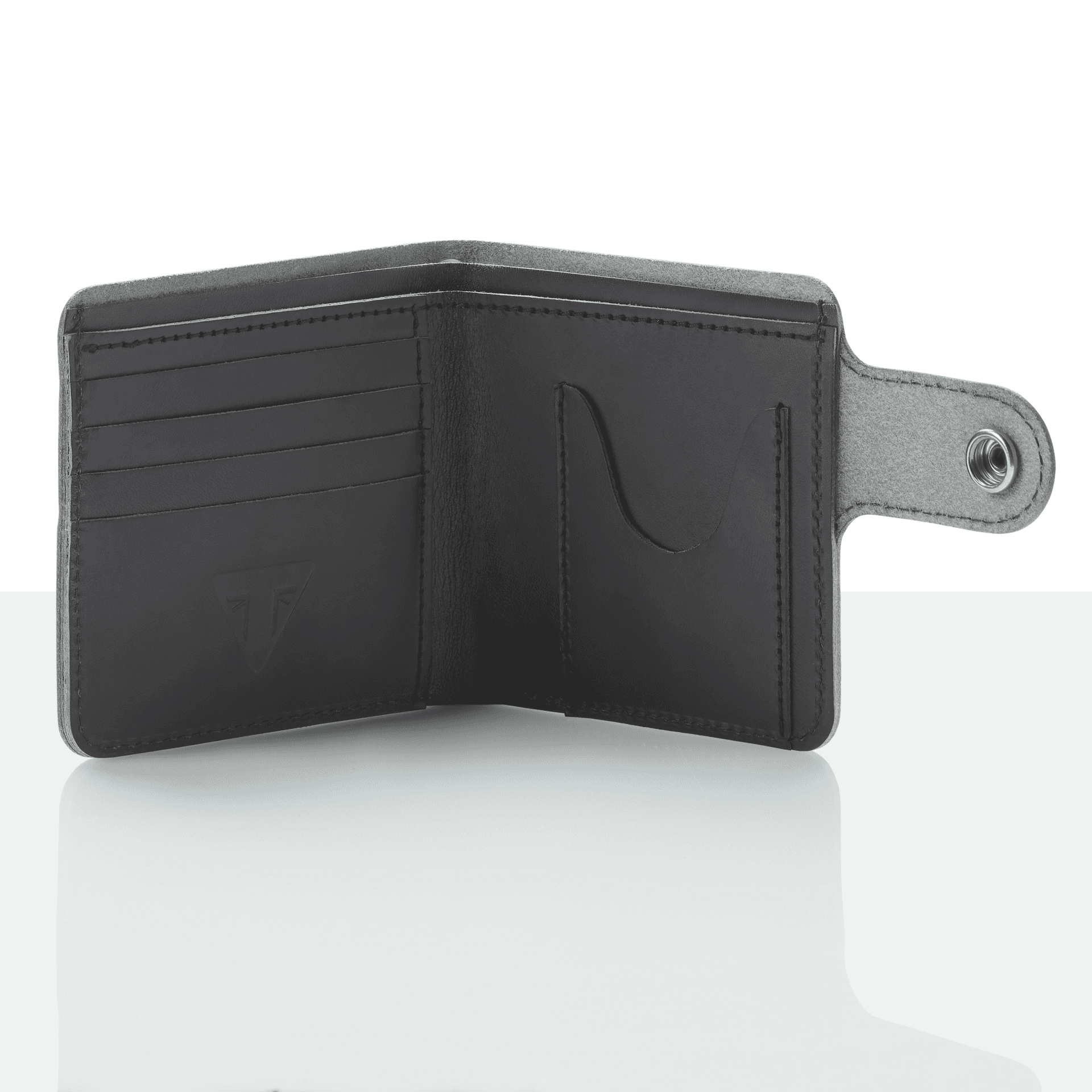 Billetera Tarjetero Cuero Broche Hombre Triumph Original