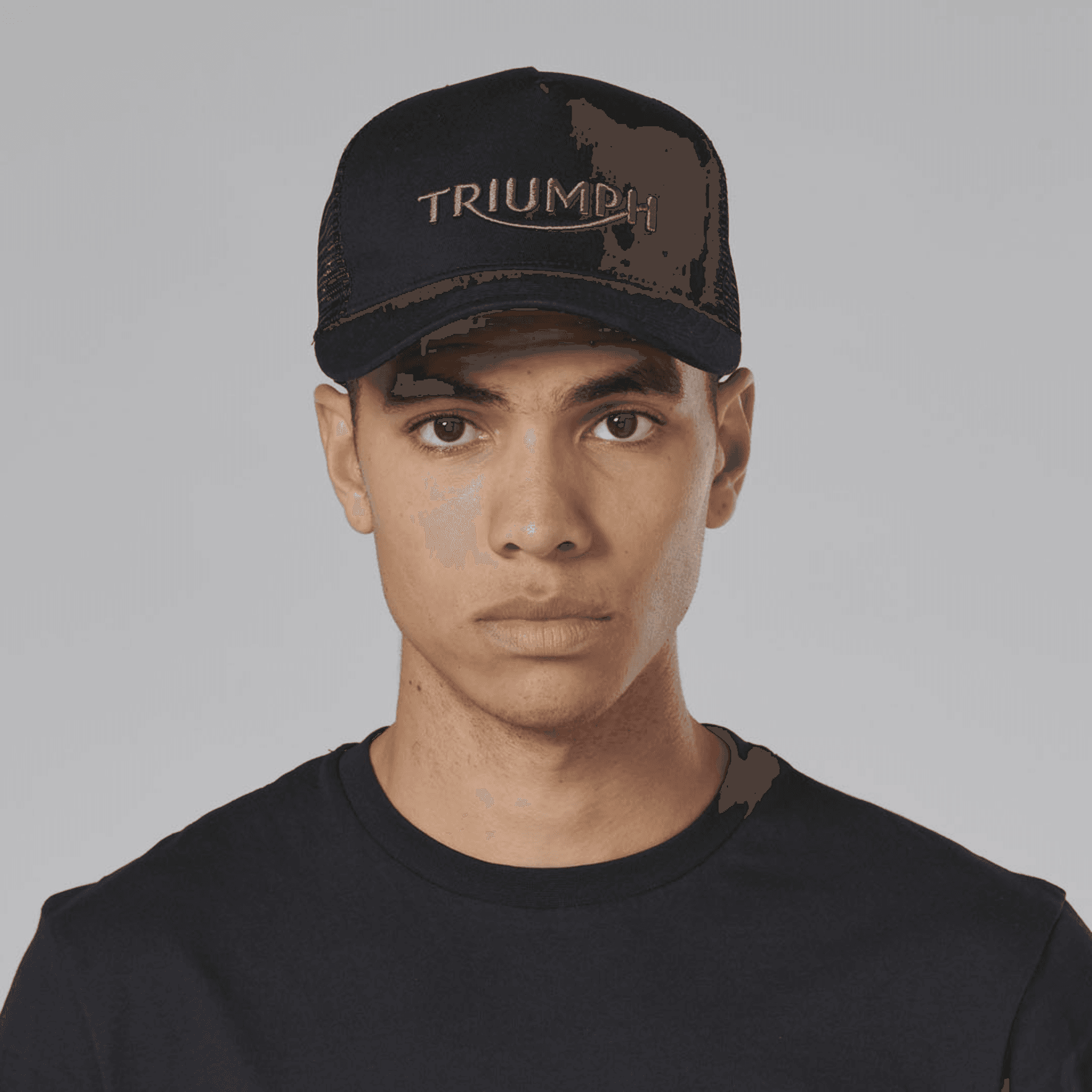 Gorra Negro/dorado Malla Whysall Logo Triumph Original