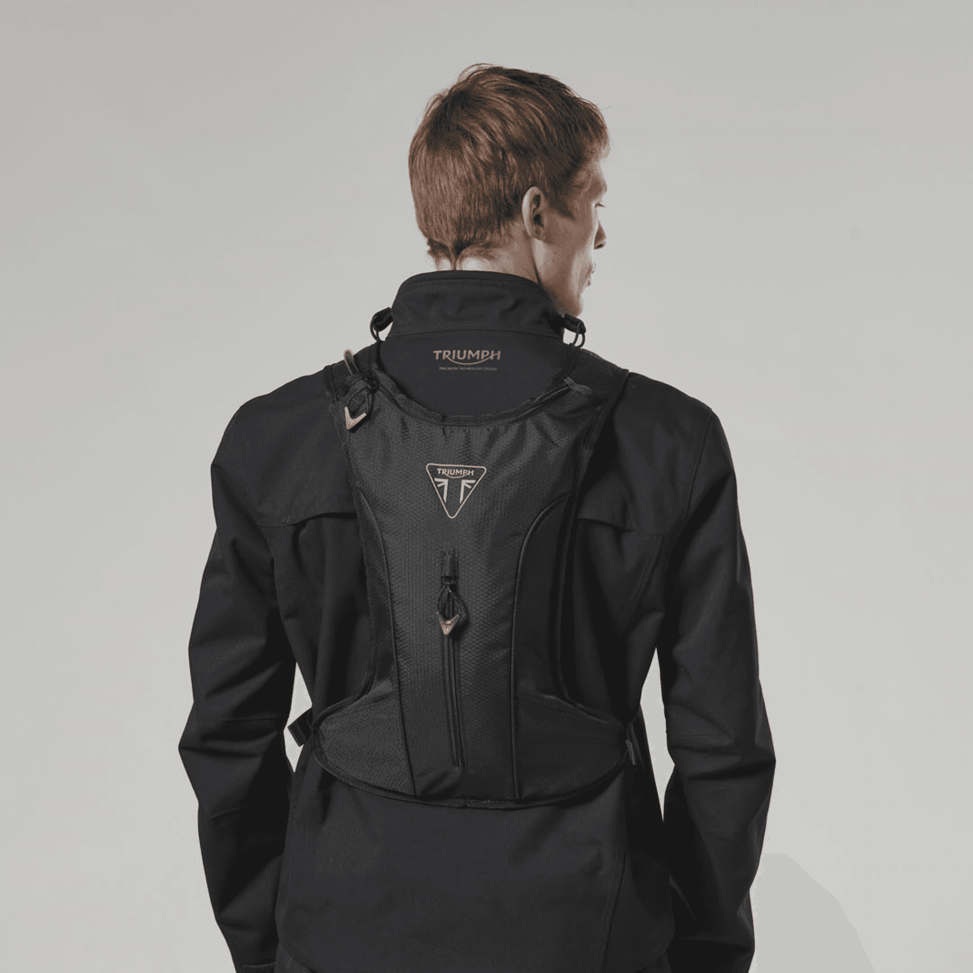 Mochila Hidratación Enduro Motocross 2l Negra Triumph
