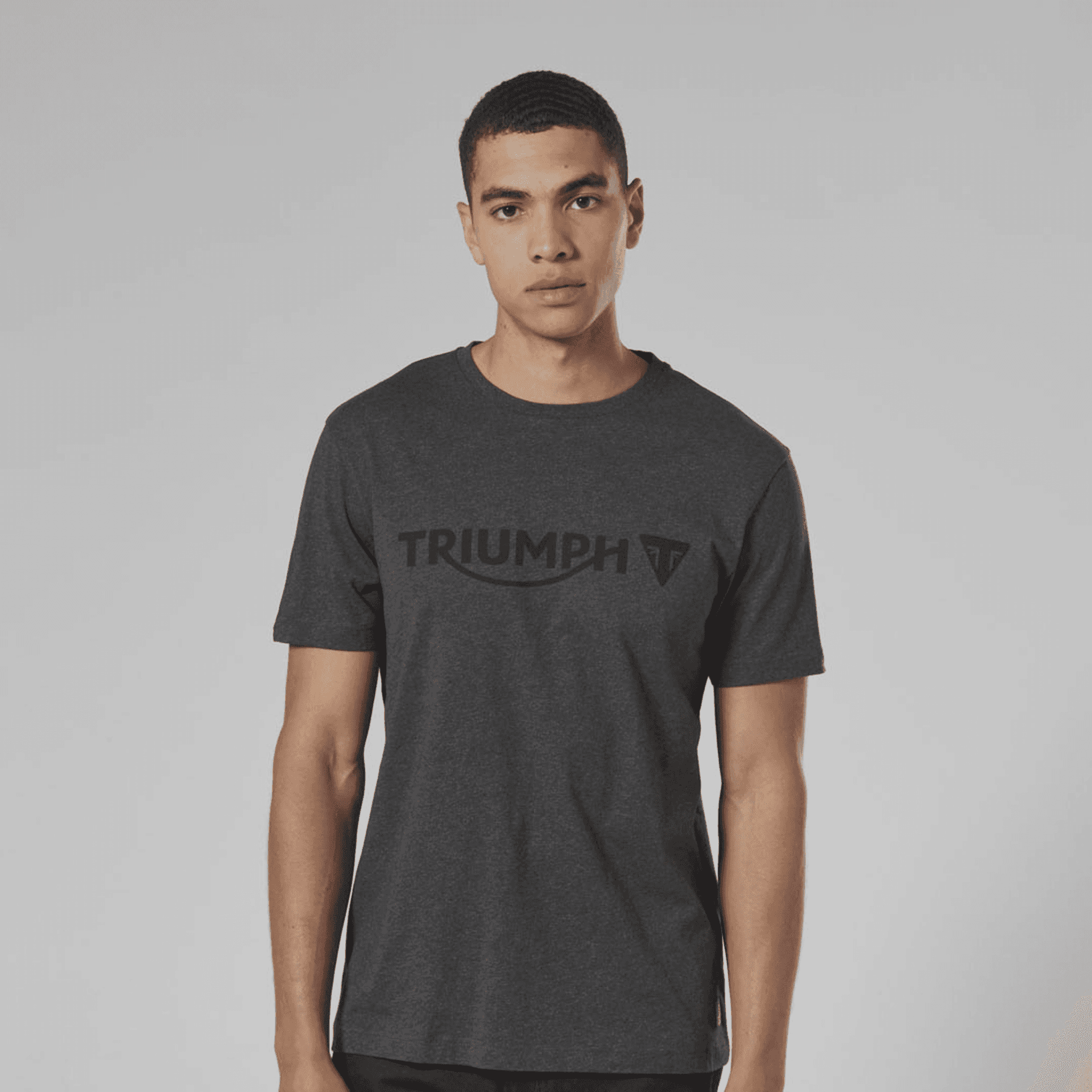 Remera Algodon Hombre Negro Cartmel Triumph Original